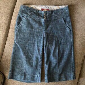 One5one Denim Capri Shorts